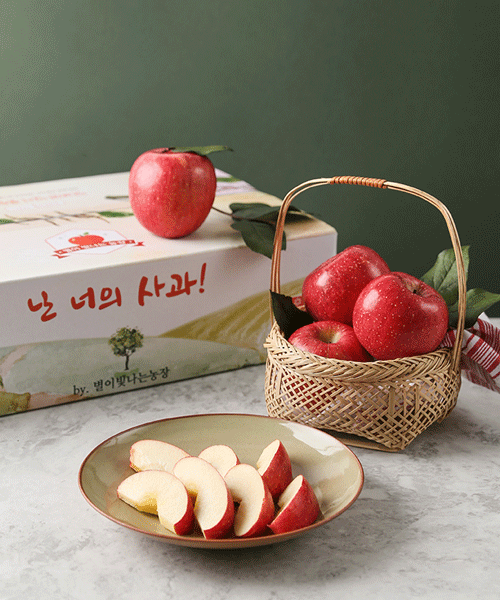 [봉화미담] 경북 실속사과 3kg(14과내)