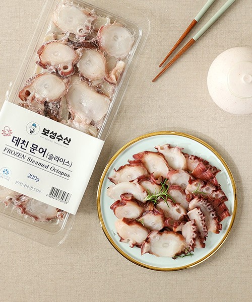 자숙 문어 슬라이스 200g 자숙 문어 슬라이스 200g