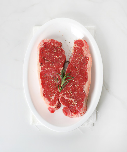 [호주목초우] 유기농 채끝 스테이크용 350g