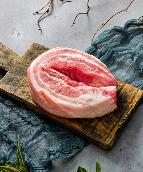 전남 무안 무항생제 삼겹살 500g(수육용) 전남 무안 무항생제 삼겹살 500g(수육용)