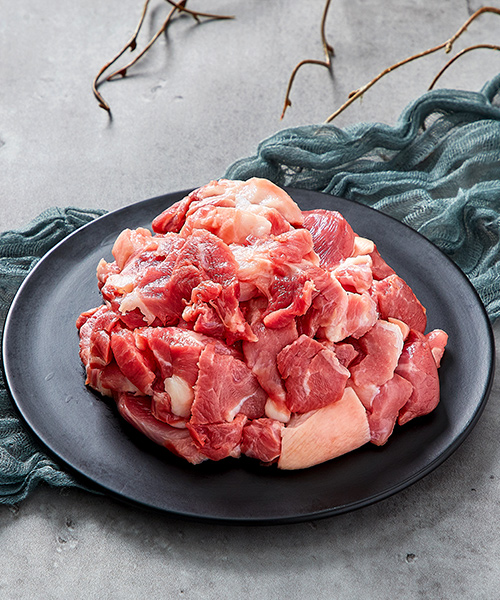 전남 무안 무항생제 앞다리살 500g(찌개용) 전남 무안 무항생제 앞다리살 500g(찌개용)