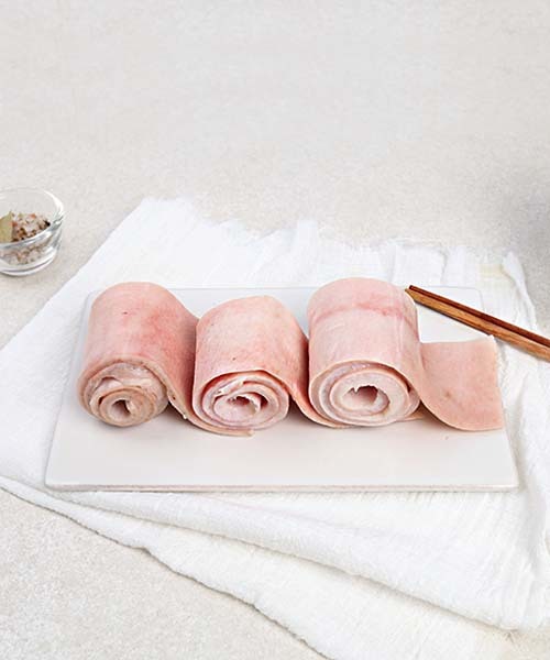 전남 무안 무항생제 돼지껍데기 300g*2팩 전남 무안 무항생제 돼지껍데기 300g*2팩