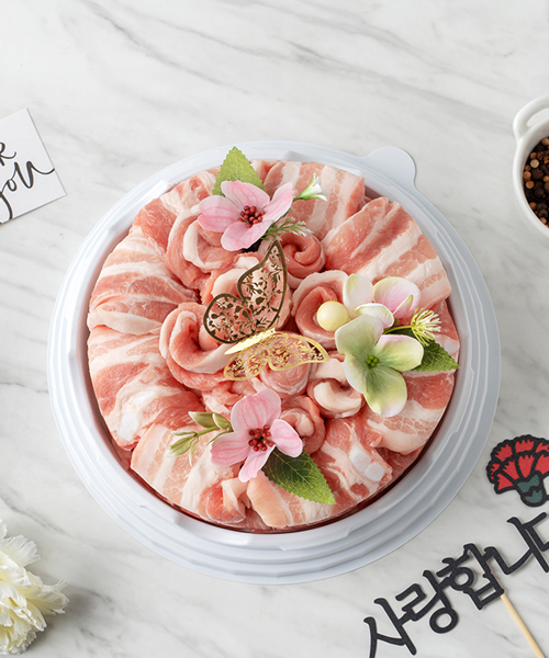 전남 무안 한돈 수제 꽃 케이크 1호 전남 무안 한돈 수제 꽃 케이크 1호