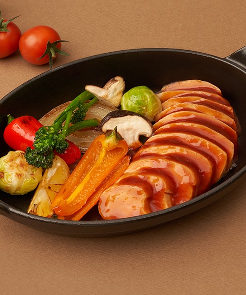 [한끼통살] 슬라이스 스팀 바베큐립