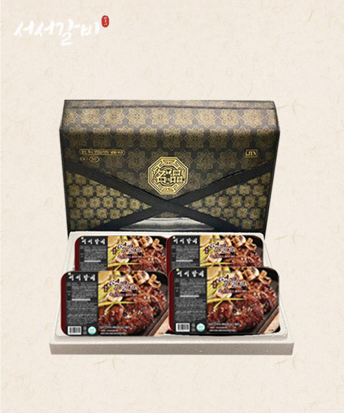 [서서갈비] 한돈 떡갈비 선물세트(총4팩/1.6kg)
