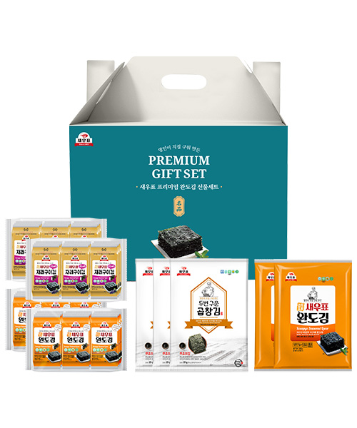 새우표 프리미엄 명인 완도김 선물세트