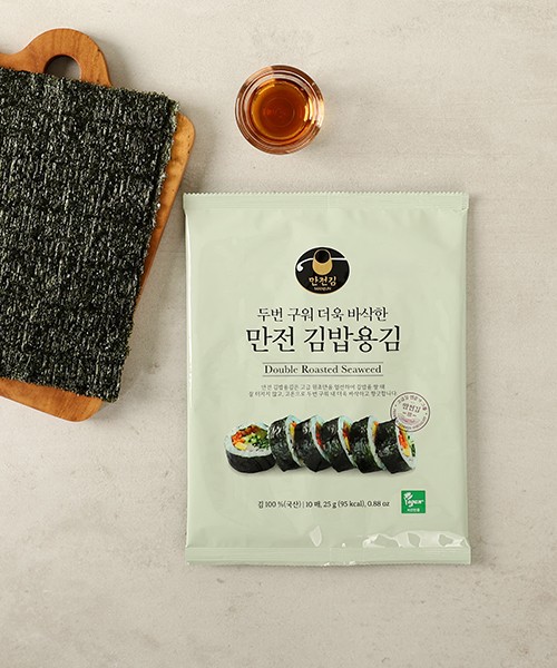 [만전김] 두번구운 김밥김 10매