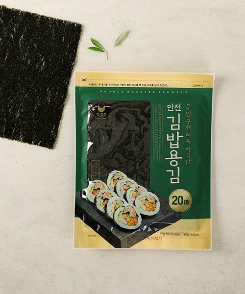 [만전김] 두번구운 김밥김  20매