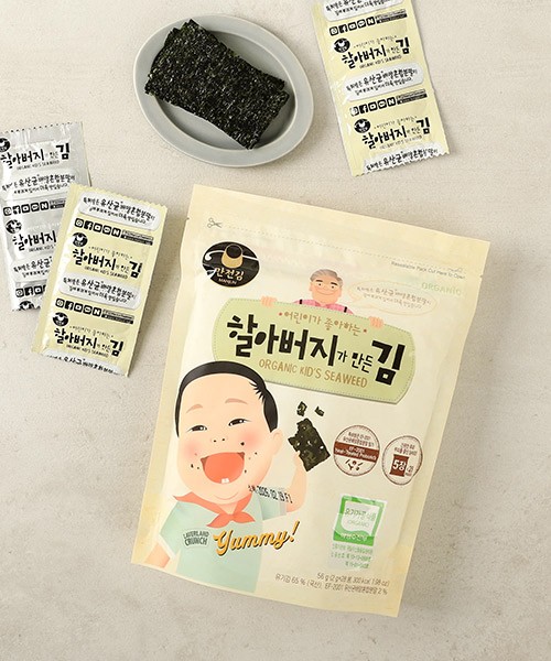 [만전김] 유기농 할아버지가 만든 아기김 28봉