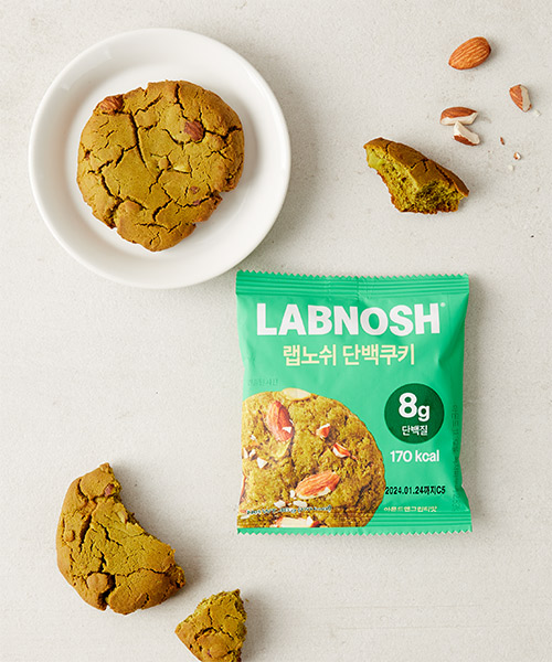 [랩노쉬] 단백쿠키 아몬드앤그린티