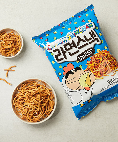 크레용신짱 라면스낵 양념치킨맛 90g