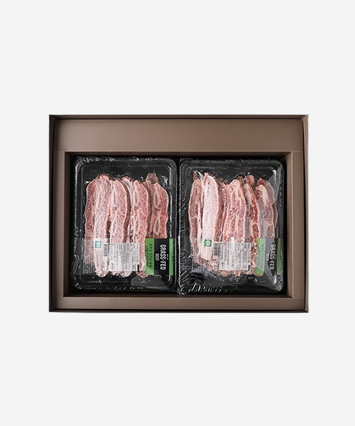 [호주목초우] 유기농 LA갈비 선물세트 2호(LA갈비2kg)