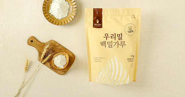 [네니아] 우리밀 백밀가루 1kg