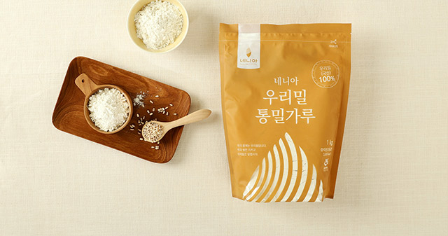 [네니아] 우리밀 통밀가루 1kg