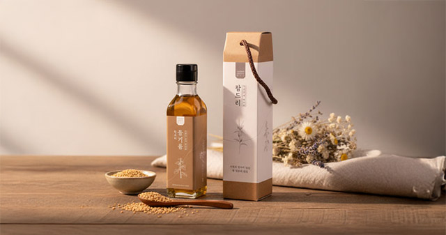 [팜드리] 국산 들기름 180ml/250ml (선물포장)