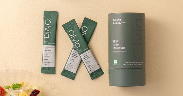 [올비아] 유기농 엑스트라버진 올리브유 스틱형(코르네수엘로)