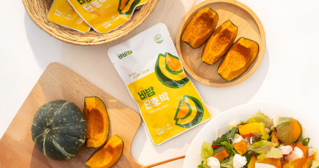 [냉동] 국내산 간편 바밤 단호박 110g x 10개