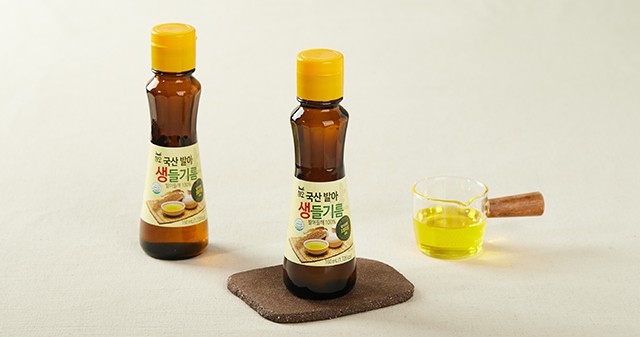 [청오] 국산 발아 생들기름 160ml