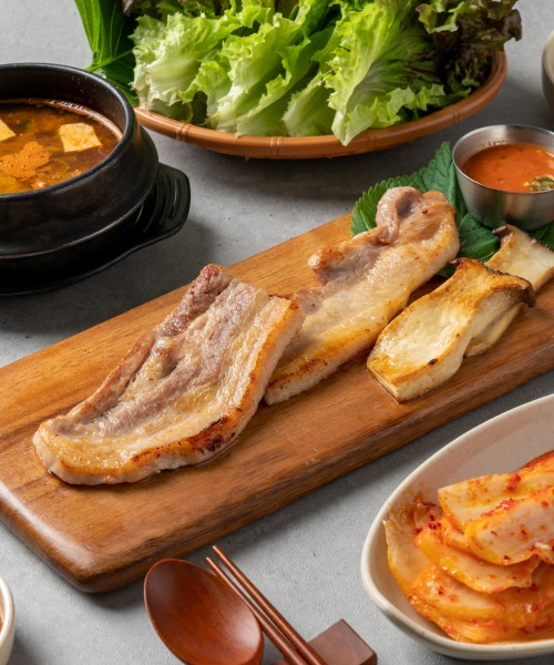[나주안심한돈] 무항생제 삼겹살(캠핑용) 500g