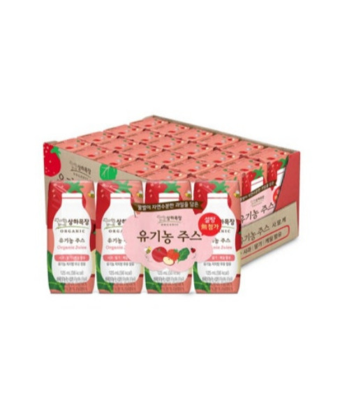 [상하목장] 유기농주스 사과딸기케일(125ml*24개)