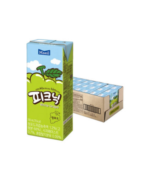 [매일] 피크닉 청포도(200ml*24개)