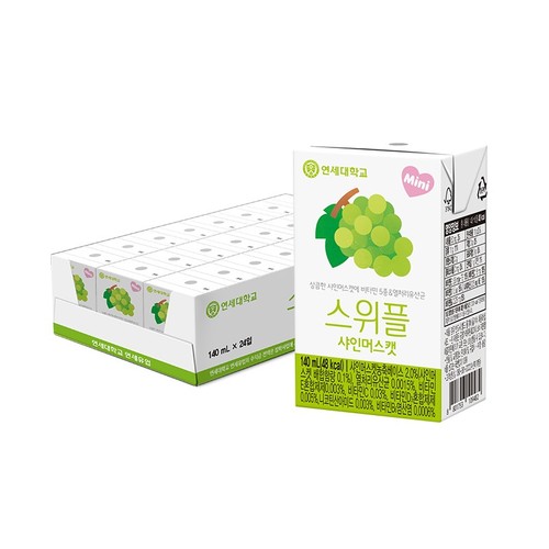 [연세유업] 스위플 샤인머스캣 140ml*24개입