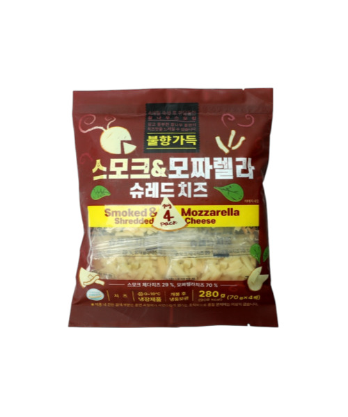 [이스트밸리] 스모크&모짜렐라 슈레드치즈 280g