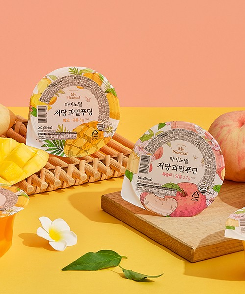 [마이노멀] 저당 과일푸딩 2종
