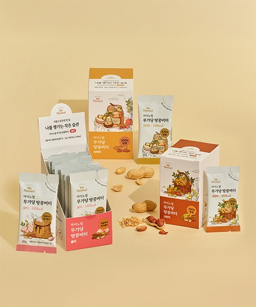 [마이노멀] 땅콩버터 파우치 3종