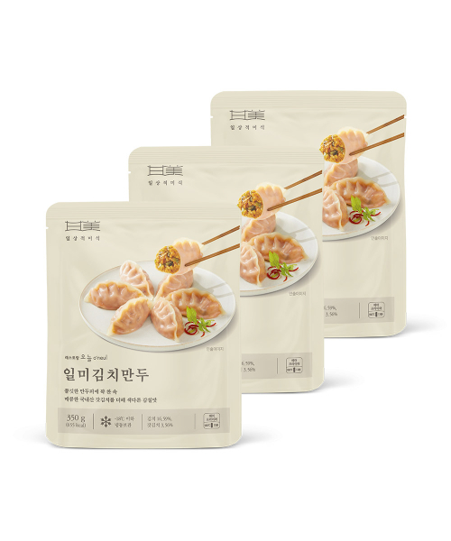 [일상적미식] 일미김치만두 3개