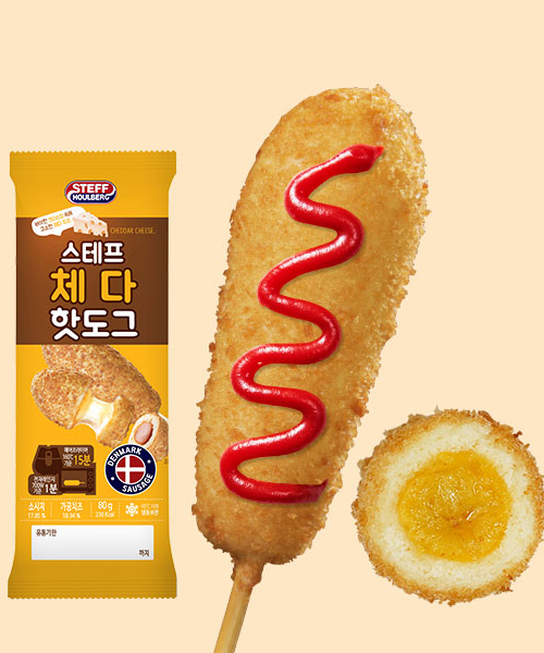 [스테프] 체다핫도그 80g