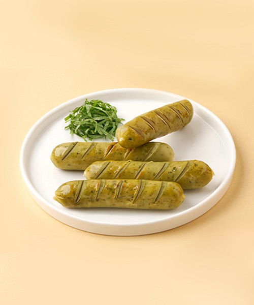 [한끼통살] 닭가슴살소시지 깻잎맛 100g