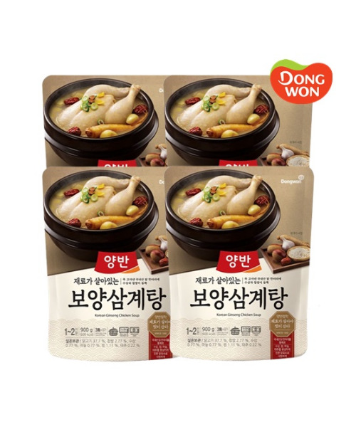 [동원] 양반 보양 삼계탕 900g x 4봉