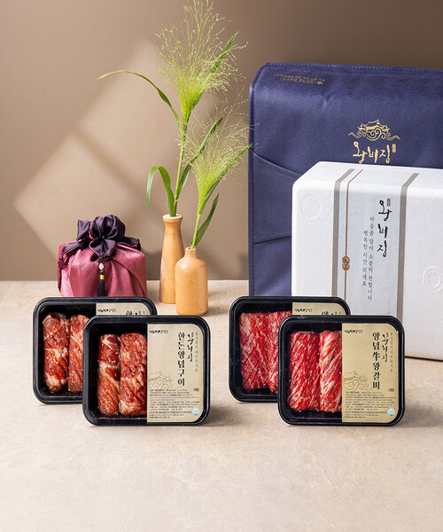 [왕비집] 양념 갈비 선물세트 6호(양념소왕갈비+한돈양념구이)